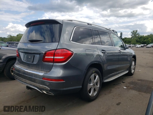 2017 Mercedes-Benz GLS 450 with VIN 4JGDF6EE5HA981130, listed as a Copart auction lot 68525144 with Not Provided miles and Salvage Title. Bid and sale history available at DreamBid. Image 3.