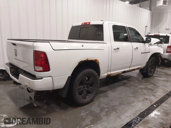 2012 Ram 1500 Big Horn with VIN 1C6RD7LT0CS172751, listed as a IAAI auction lot 41454734 with 232,638 mi miles. Bid and sale history available at carsss.com. Image 4.
