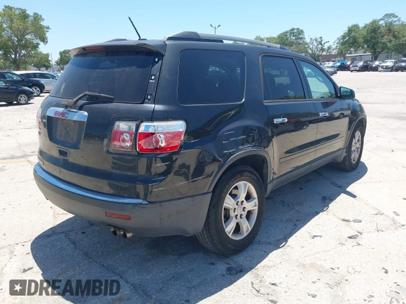 2010 GMC Acadia SL with VIN 1GKLRKED2AJ152923, listed as a IAAI auction lot 42036977 with 108,285 mi miles. Bid and sale history available at carsss.com. Image 4.