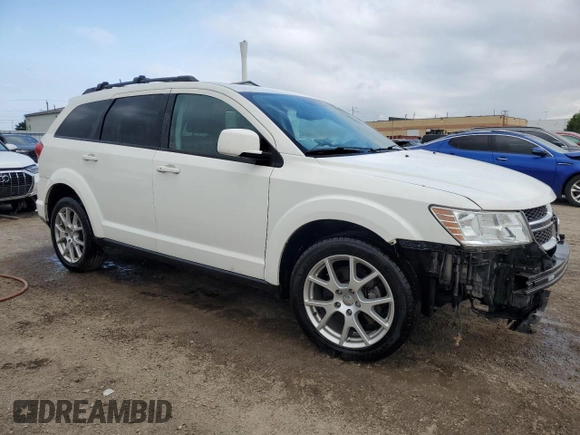 2017 Dodge Journey SXT with VIN 3C4PDCCG3HT543113, listed as a Copart auction lot 64730075 with Not provided miles and Salvage title. Bid and sale history available at DreamBid. Image 4.