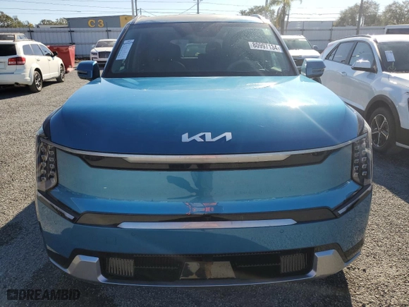2024 Kia EV9 Land with VIN KNDADFS52R6034360, listed as a Copart auction lot 80997134 with 0 mi miles and Salvage Title. Bid and sale history available at carsss.com. Image 5.