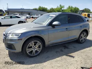 2019 Audi Q5 Premium Plus with VIN WA1BNAFY4K2131530, listed as a Copart auction lot 57518925 with 114,760 mi miles and Salvage title. Bid and sale history available at DreamBid. Image 1.