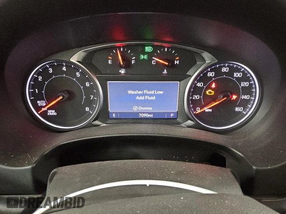 2024 GMC Terrain SLT with VIN 3GKALVEG5RL326685, listed as a Copart auction lot 86704444 with 7,090 mi miles and Salvage title. Bid and sale history available at DreamBid. Image 9.