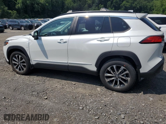 2023 Toyota Corolla Cross XLE with VIN 7MUDAABGXPV060797, listed as a Copart auction lot 62110665 with 18,293 mi miles and Salvage title. Bid and sale history available at DreamBid. Image 2.