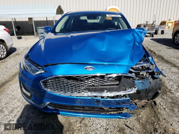 2020 Ford Fusion Hybrid Titanium with VIN 3FA6P0RU2LR156885, listed as a Copart auction lot 68011252 with 60,351 mi miles. Bid and sale history available at carsss.com. Image 5.