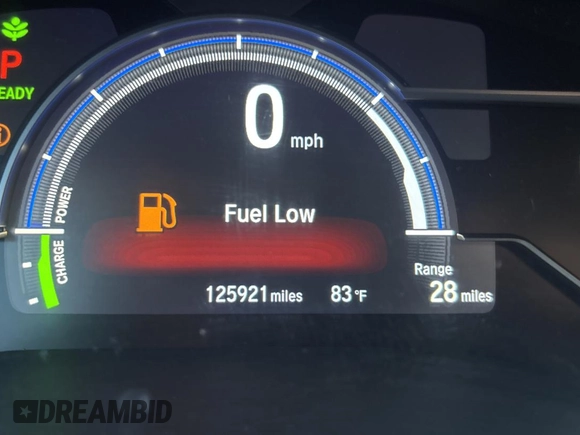 2018 Honda Clarity Plug-In Hybrid Touring with VIN JHMZC5F35JC001933, listed as a Copart auction lot 54958345 with 125,921 mi miles and Clean Title. Bid and sale history available at carsss.com. Image 8.