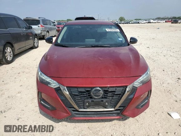 2020 Nissan Sentra SR with VIN 3N1AB8DVXLY266366, listed as a Copart auction lot 51282925 with 47,718 mi miles and Salvage Title. Bid and sale history available at DreamBid. Image 5.