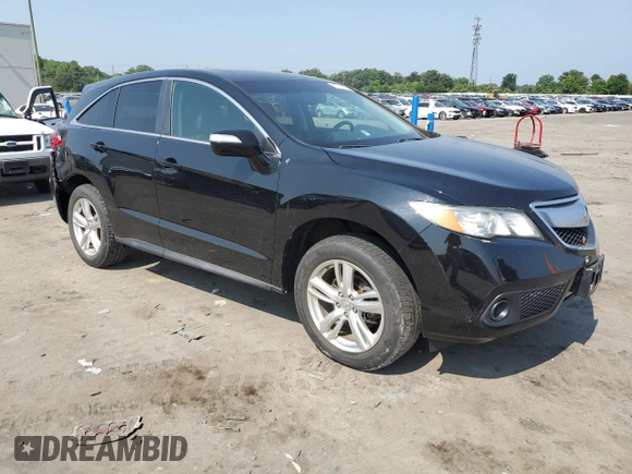 2015 Acura RDX with VIN 5J8TB4H36FL007492, listed as a Copart auction lot 60216875 with 102,437 mi miles and Salvage title. Bid and sale history available at DreamBid. Image 4.