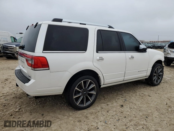 2015 Lincoln Navigator z VIN 5LMJJ2HT0FEJ12667, wystawiony jako Copart lot #45957575 z przebiegiem 138 861 mil mil oraz Szkoda całkowita • Salvage title. Historia ofert i sprzedaży dostępna na DreamBid. Obrazek 3.