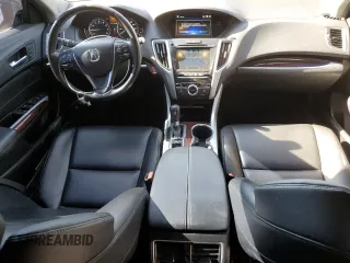 2015 Acura TLX with VIN 19UUB1F38FA024618, listed as a Copart auction lot 46225745 with 158,286 mi miles and Salvage Title. Bid and sale history available at carsss.com. Image 8.