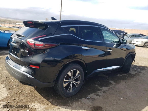 2020 Nissan Murano SV with VIN 5N1AZ2BS3LN143077, listed as a Copart auction lot 47268245 with 143,776 mi miles and Salvage Title. Bid and sale history available at carsss.com. Image 3.