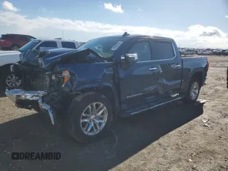 2019 GMC Sierra 1500 SLT z VIN 1GTU9DED2KZ174533, wystawiony jako Copart lot #42939995 z przebiegiem 52 558 mil mil oraz Szkoda całkowita • Salvage title. Historia ofert i sprzedaży dostępna na DreamBid. Obrazek 1.