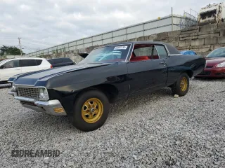 1970 Chevrolet Impala с VIN 164470D152645, выставлен на аукционе Copart как лот 65893135 с пробегом 132 785 миль миль и На запчасти • Non repairable. История ставок и продаж доступна на DreamBid. Изображение 1.