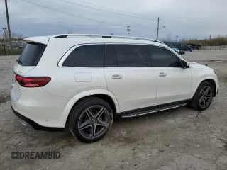 2024 Mercedes-Benz GLS 450 with VIN 4JGFF5KE4RB077224, listed as a Copart auction lot 52364055 with 31,854 mi miles and Salvage title. Bid and sale history available at DreamBid. Image 3.