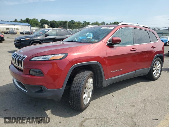 2014 Jeep Cherokee Limited z VIN 1C4PJMDS1EW142070, wystawiony jako Copart lot #66260575 z przebiegiem 76 730 mil mil oraz Szkoda całkowita • Salvage title. Historia ofert i sprzedaży dostępna na DreamBid. Obrazek 1.