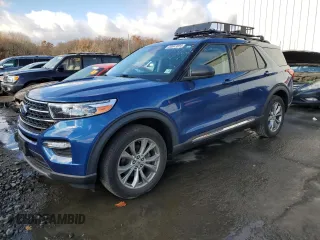 2020 Ford Explorer XLT z VIN 1FMSK8DHXLGC34574, wystawiony jako Copart lot #80043834 z przebiegiem 70 995 mil mil oraz Szkoda całkowita • Salvage title. Historia ofert i sprzedaży dostępna na DreamBid. Obrazek 1.