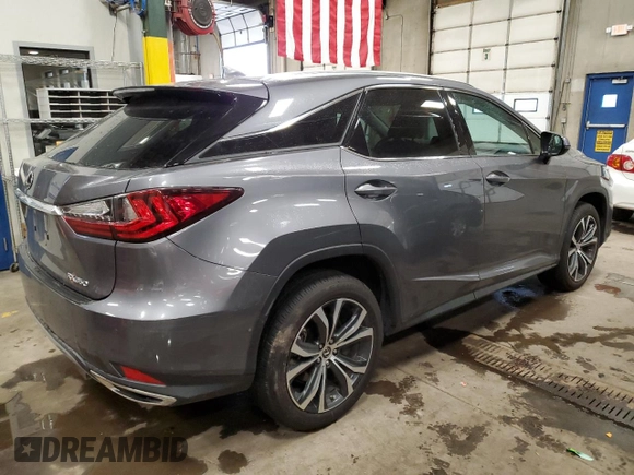 2022 Lexus RX with VIN 2T2HZMDA2NC323851, listed as a Copart auction lot 70025382 with 26,613 mi miles. Bid and sale history available at carsss.com. Image 3.