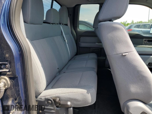 2011 Ford F-150 XL with VIN 1FTFX1ET5BFC44919, listed as a Copart auction lot 58514555 with 166,500 mi miles and Salvage title. Bid and sale history available at DreamBid. Image 10.