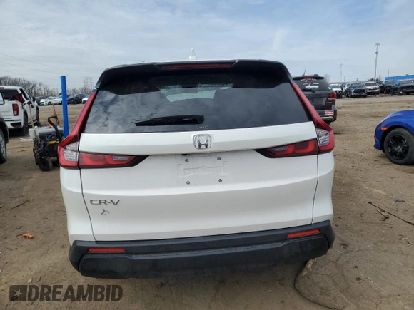 2025 Honda CR-V EX with VIN 5J6RS4H41SL008460, listed as a Copart auction lot 52074205 with 4,162 mi miles and Salvage Title. Bid and sale history available at DreamBid. Image 6.