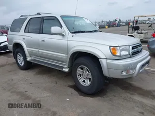 2000 Toyota 4Runner Limited z VIN JT3HN87R8Y0301624, wystawiony jako IAAI lot #41786250 z przebiegiem 224 680 mil mil oraz . Historia ofert i sprzedaży dostępna na DreamBid. Obrazek 1.