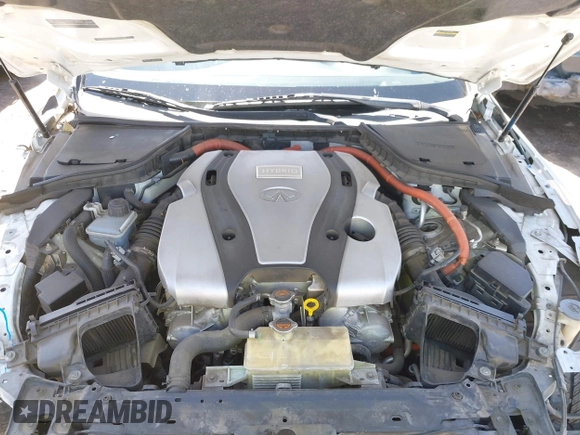 2014 Infiniti Q50 Hybrid Premium z VIN JN1AV7AP3EM690226, wystawiony jako IAAI lot #42259111 z przebiegiem 140 424 mil mil oraz . Historia ofert i sprzedaży dostępna na DreamBid. Obrazek 10.