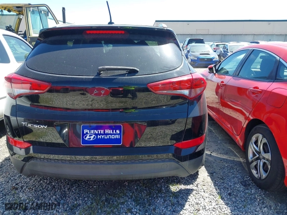 2017 Hyundai Tucson SE Plus with VIN KM8J33A47HU587053, listed as a IAAI auction lot 41516450 with 1 mi miles. Bid and sale history available at carsss.com. Image 16.