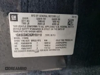 2016 Chevrolet Suburban LS с VIN 1GNSCGKC3GR169118, выставлен на аукционе Copart как лот 43350715 с пробегом 229 971 миль миль и Списание • Salvage title. История ставок и продаж доступна на DreamBid. Изображение 13.