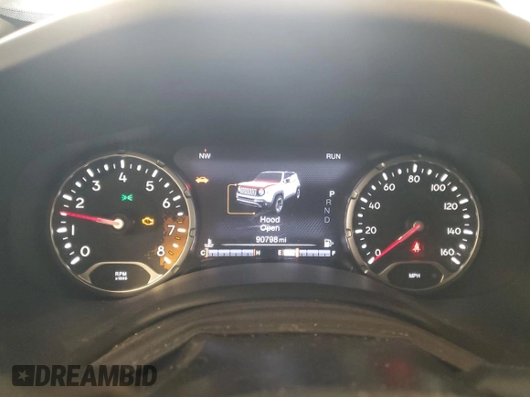 2018 Jeep Renegade Limited with VIN ZACCJBDB5JPH80185, listed as a Copart auction lot 59841045 with 90,798 mi miles and Clean title. Bid and sale history available at DreamBid. Image 9.