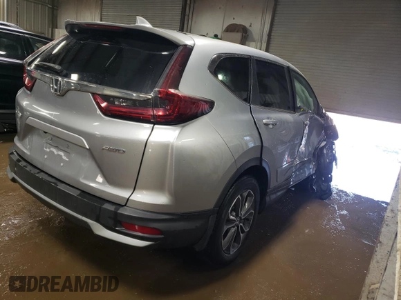 2021 Honda CR-V EX-L with VIN 5J6RW2H89ML024243, listed as a Copart auction lot 48959605 with 29,937 mi miles and Salvage Title. Bid and sale history available at carsss.com. Image 3.