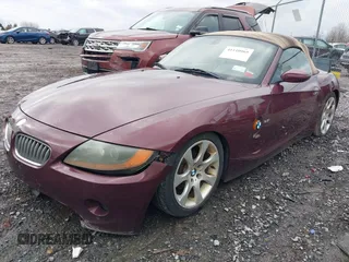 2004 BMW Z4 2.5i with VIN 4USBT33544LS50607, listed as a IAAI auction lot 42055929 with 156,585 mi miles and . Bid and sale history available at DreamBid. Image 2.