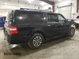 2015 Ford Expedition Max XLT with VIN 1FMJK1JT1FEF03136, listed as a Copart auction lot 55802825 with 141,221 mi miles and Salvage title. Bid and sale history available at DreamBid. Image 3.