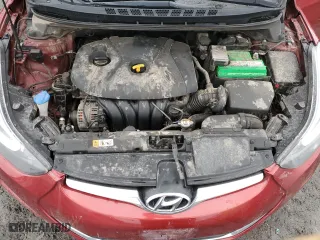 2014 Hyundai Elantra Limited with VIN 5NPDH4AE0EH528109, listed as a Copart auction lot 43054255 with 128,305 mi miles and Salvage Title. Bid and sale history available at carsss.com. Image 12.