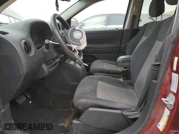 2016 Jeep Compass Sport with VIN 1C4NJCBB5GD548761, listed as a Copart auction lot 76425324 with 101,313 mi miles and Salvage title. Bid and sale history available at DreamBid. Image 7.