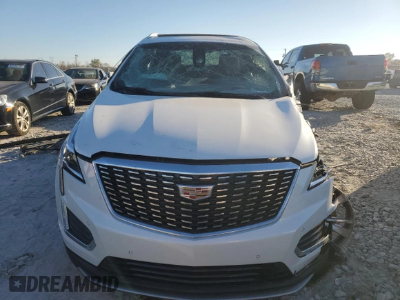 2024 Cadillac XT5 FWD Premium Luxury with VIN 1GYKNCRS7RZ740471, listed as a Copart auction lot 82275174 with 14,747 mi miles and Salvage Title. Bid and sale history available at carsss.com. Image 5.