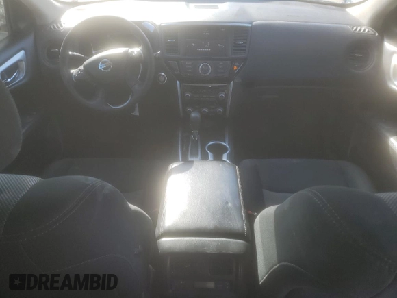 2019 Nissan Pathfinder S with VIN 5N1DR2MNXKC630582, listed as a Copart auction lot 42375485 with 76,776 mi miles and Salvage Title. Bid and sale history available at DreamBid. Image 8.