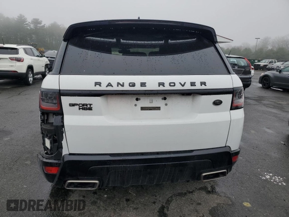 2019 Land Rover Range Rover Sport HSE with VIN SALWR2RV5KA422443, listed as a Copart auction lot 53635795 with 108,818 mi miles and Salvage title. Bid and sale history available at DreamBid. Image 6.