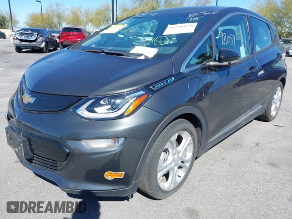 2020 Chevrolet Bolt EV LT z VIN 1G1FY6S05L4135290, wystawiony jako IAAI lot #41598059 z przebiegiem 46 938 mil mil oraz . Historia ofert i sprzedaży dostępna na DreamBid. Obrazek 2.
