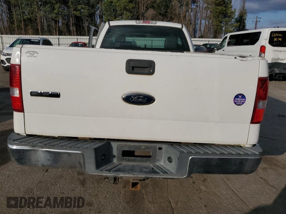 2004 Ford F-150 XL with VIN 1FTRF12WX4NA55917, listed as a Copart auction lot 44209225 with 0 mi miles and Salvage Title. Bid and sale history available at carsss.com. Image 6.
