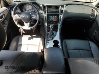 2018 Infiniti Q50 3.0t LUXE with VIN JN1EV7AP7JM361587, listed as a Copart auction lot 55641755 with 23,059 mi miles and Clean Title. Bid and sale history available at carsss.com. Image 8.