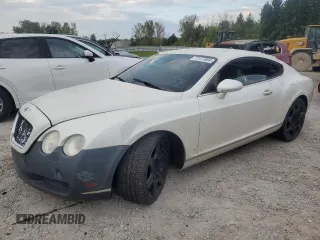 2007 Bentley Continental GT with VIN SCBCR73W77C040583, listed as a Copart auction lot 72127694 with Not Provided miles and Clean Title. Bid and sale history available at DreamBid. Image 1.