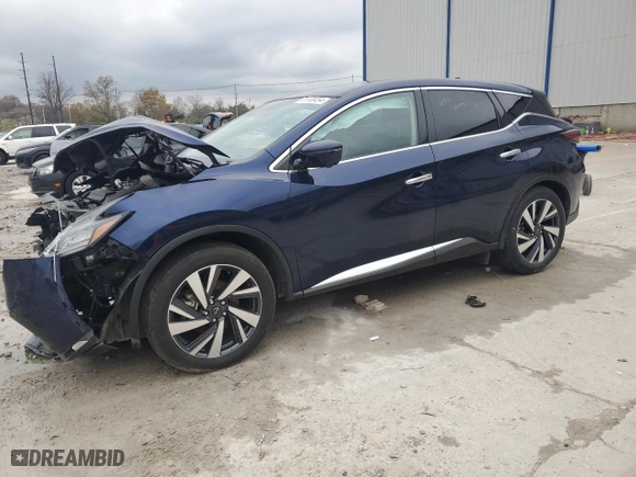 2024 Nissan Murano SL with VIN 5N1AZ2CJ3RC115404, listed as a Copart auction lot 81108454 with 6,396 mi miles and Salvage Title. Bid and sale history available at carsss.com. Image 1.