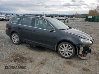 2010 Volkswagen Jetta SportWagen TDI with VIN 3VWTL7AJ8AM651652, listed as a Copart auction lot 75962454 with 0 mi miles and Salvage Title. Bid and sale history available at carsss.com. Image 4.