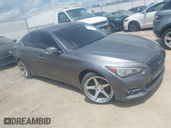 2016 Infiniti Q50 Premium with VIN JN1EV7AR2GM346747, listed as a IAAI auction lot 42778882 with 123,022 mi miles and . Bid and sale history available at DreamBid. Image 1.