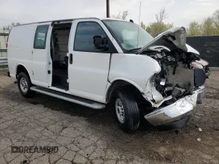 2023 GMC Savana Cargo with VIN 1GTW7AFP8P1128118, listed as a Copart auction lot 54770085 with Not Provided miles and Clean Title. Bid and sale history available at DreamBid. Image 4.