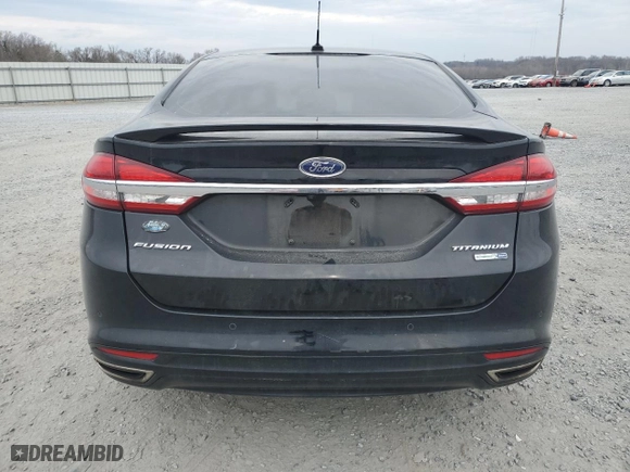 2018 Ford Fusion Titanium with VIN 3FA6P0D97JR233993, listed as a Copart auction lot 47234435 with 79,332 mi miles and Salvage Title. Bid and sale history available at carsss.com. Image 6.
