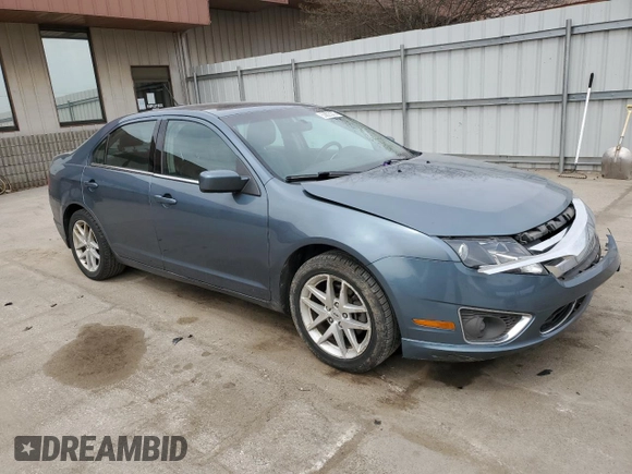 2012 Ford Fusion SEL with VIN 3FAHP0JG3CR357497, listed as a Copart auction lot 53623375 with 110,776 mi miles and Salvage Title. Bid and sale history available at carsss.com. Image 4.