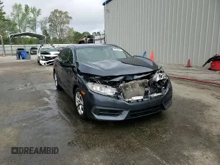 2017 Honda Civic LX with VIN 19XFC2F53HE033738, listed as a Copart auction lot 51534615 with 129,960 mi miles and Salvage Title. Bid and sale history available at DreamBid. Image 13.