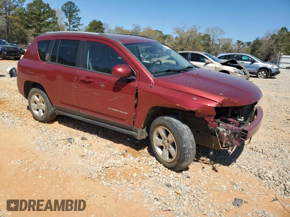 2017 Jeep Compass High Altitude with VIN 1C4NJCEA3HD151540, listed as a Copart auction lot 50071825 with 125,556 mi miles and Salvage title. Bid and sale history available at DreamBid. Image 4.