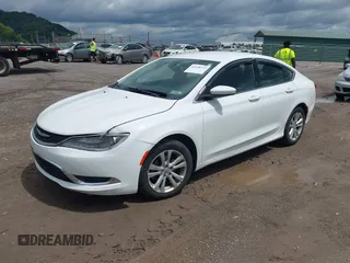 2015 Chrysler 200 Limited with VIN 1C3CCCAB0FN655975, listed as a IAAI auction lot 42548713 with 110,521 mi miles and . Bid and sale history available at DreamBid. Image 2.