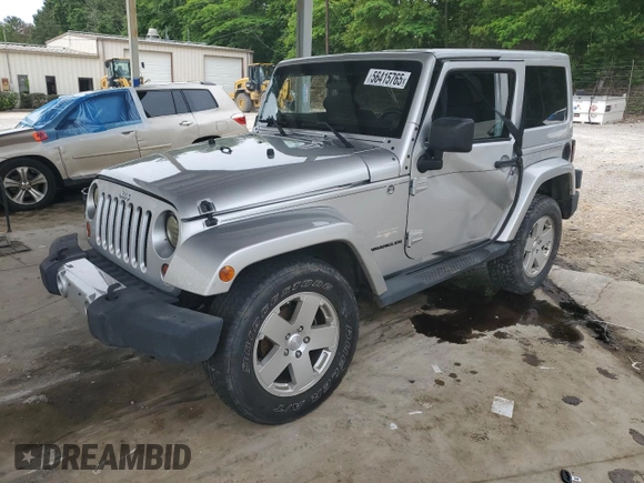 2011 Jeep Wrangler Sahara with VIN 1J4AA5D13BL546742, listed as a Copart auction lot 56415765 with 60,454 mi miles and Salvage title. Bid and sale history available at DreamBid. Image 1.